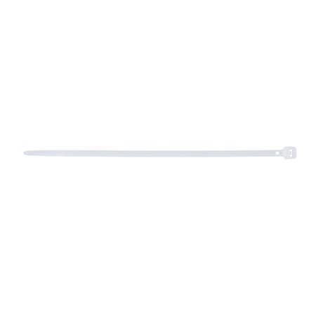 GARDNER BENDER Cable Tie, 66 Nylon, Natural 46-104